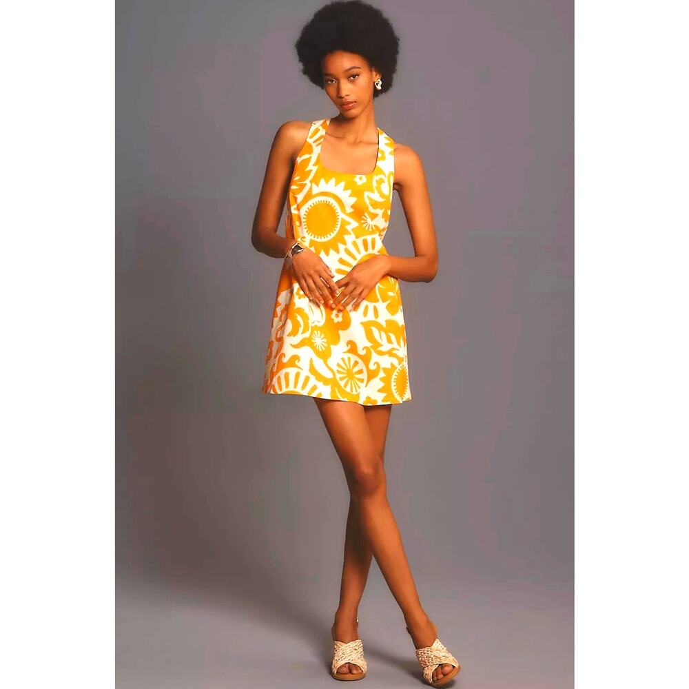 NWT Anthropologie Corey Lynn Calter Sleeveless Scoop-Neck Mini Dress $178 MEDIUM